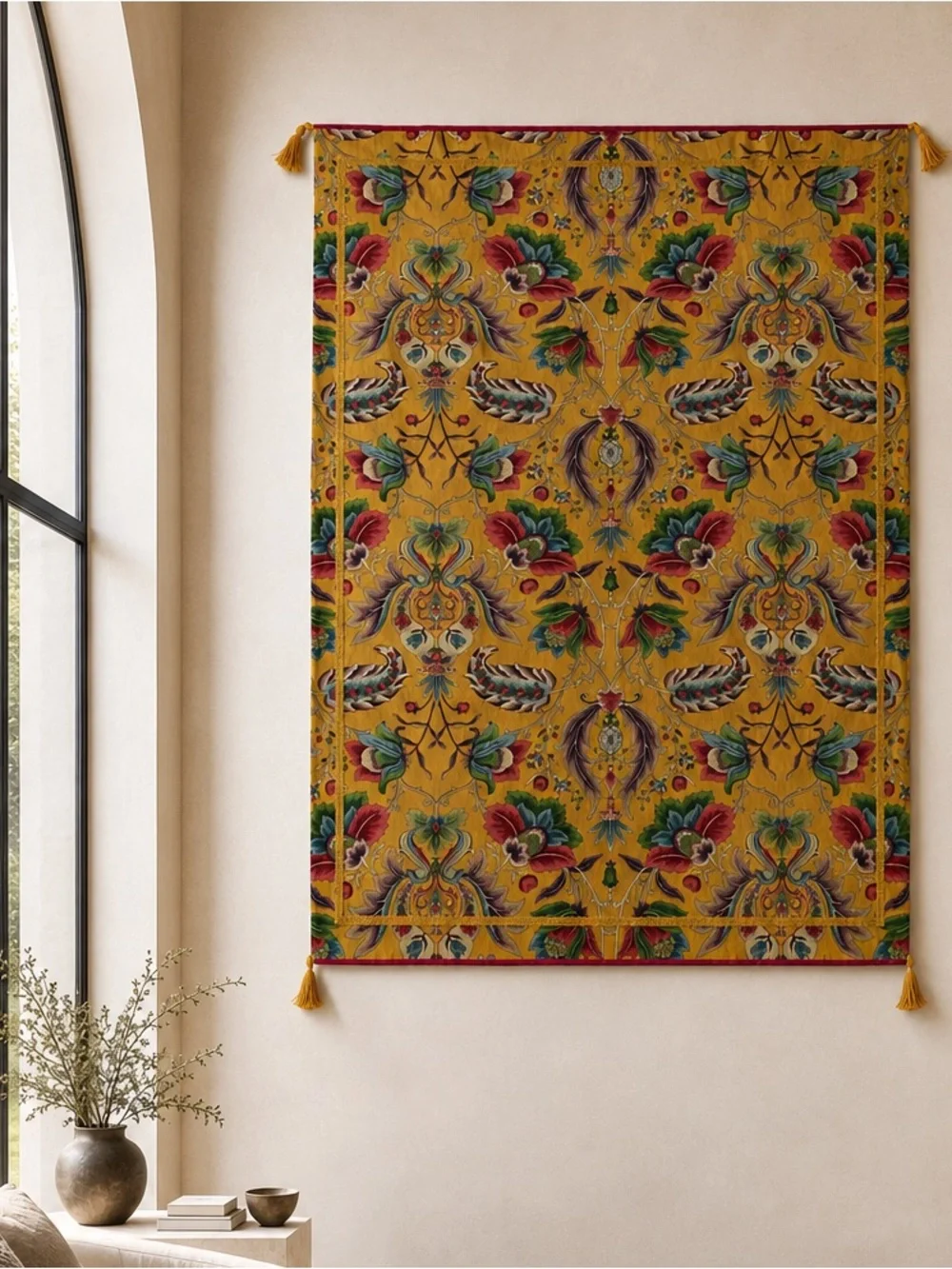 Etro Tapestry Italian Elrond Wall decor Piano Table and Bed runner Art 1900